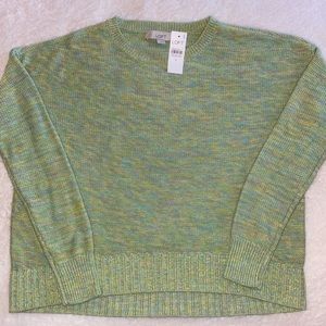 LOFT sweater.  NWT. Multi color.